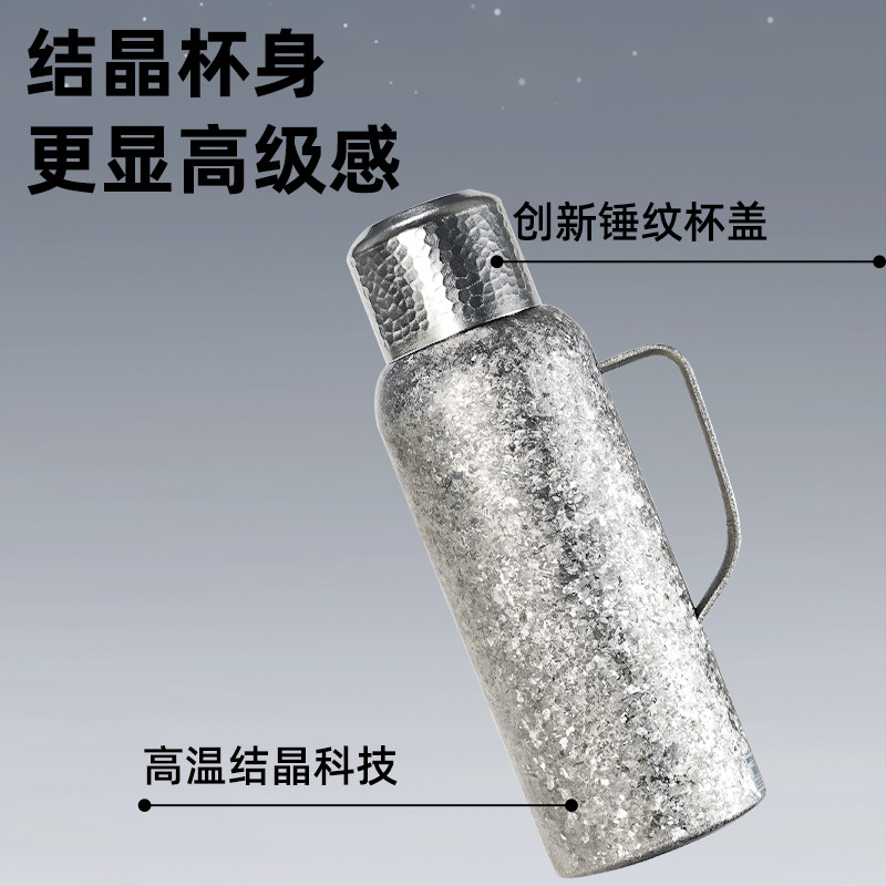 bigcar纯钛焖茶壶2025新款家用大容量保温壶办公热水壶显温暖壶1L,淘宝优惠券,粉丝福利购,淘宝优惠卷