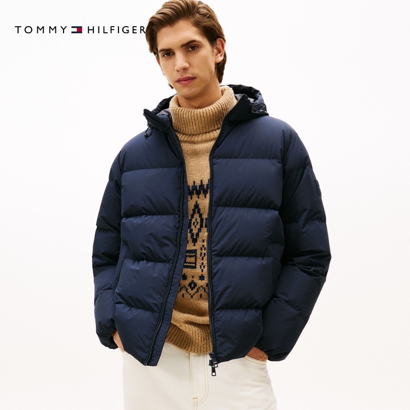 【防泼水】Tommy25秋冬男装户外休闲轻暖连帽羽绒服外套新年礼物,淘宝优惠券,粉丝福利购,淘宝优惠卷