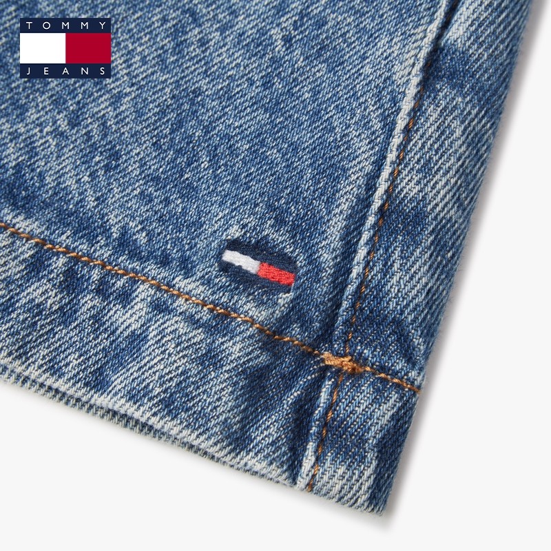 Tommy26春夏新款女装纯棉潮流美式辣妹褶皱修身吊带牛仔连衣裙,淘宝优惠券,粉丝福利购,淘宝优惠卷