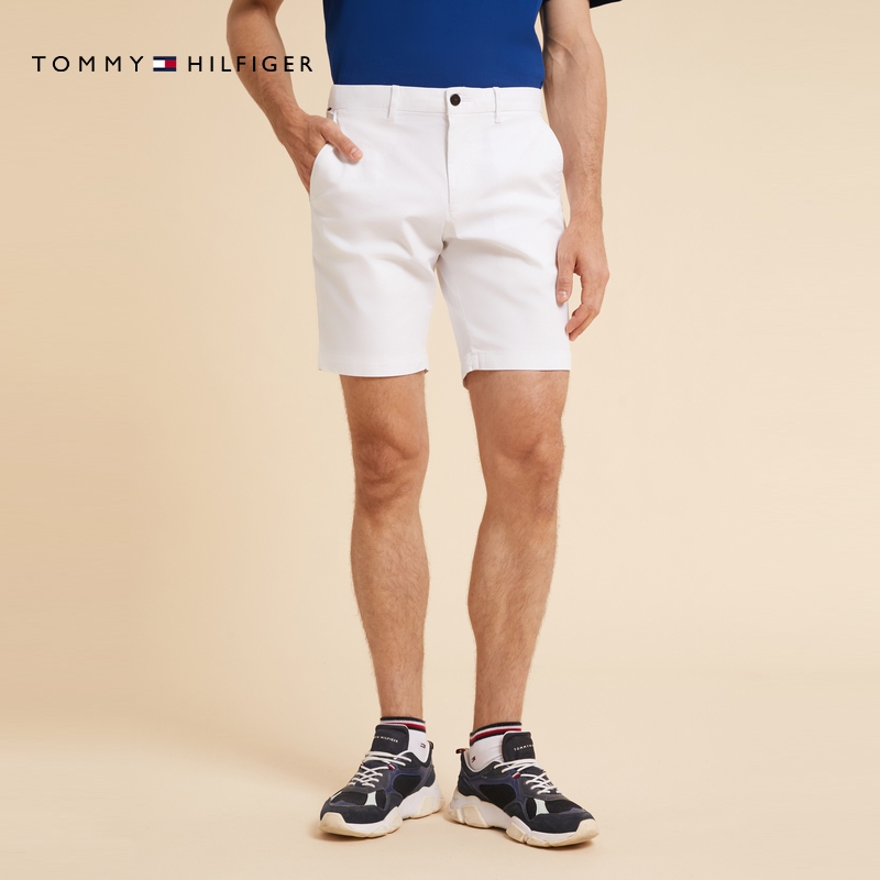 【微弹直筒】Tommy夏季男装经典百搭商务简约休闲西裤短裤34855