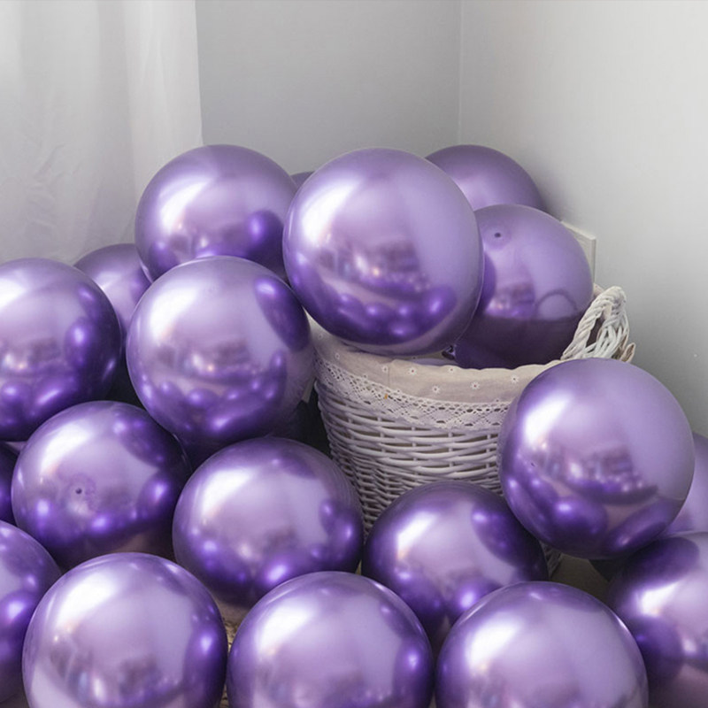 加厚珠光紫色气球生日装饰商场开业活动布置金属马卡龙紫色汽球,淘宝优惠券,粉丝福利购,淘宝优惠卷
