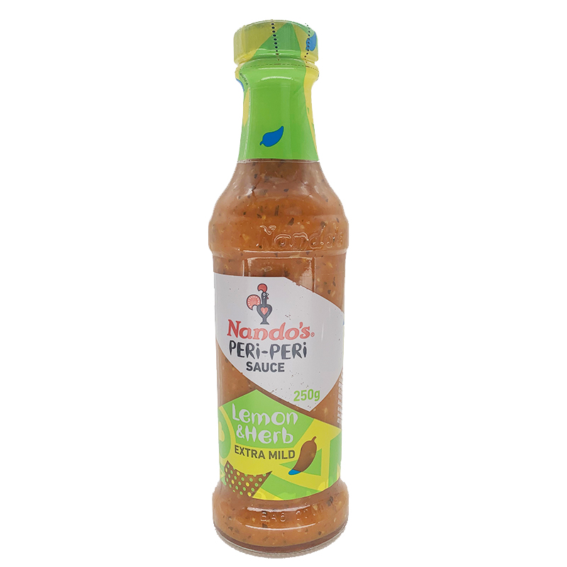 Nando's peri-peri英国南逗牌辣椒酱柠檬味特辣腌烤鸡肉披萨蘸酱 - 图0