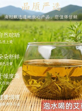 艾叶茶可食用艾草端午采摘艾芽尖