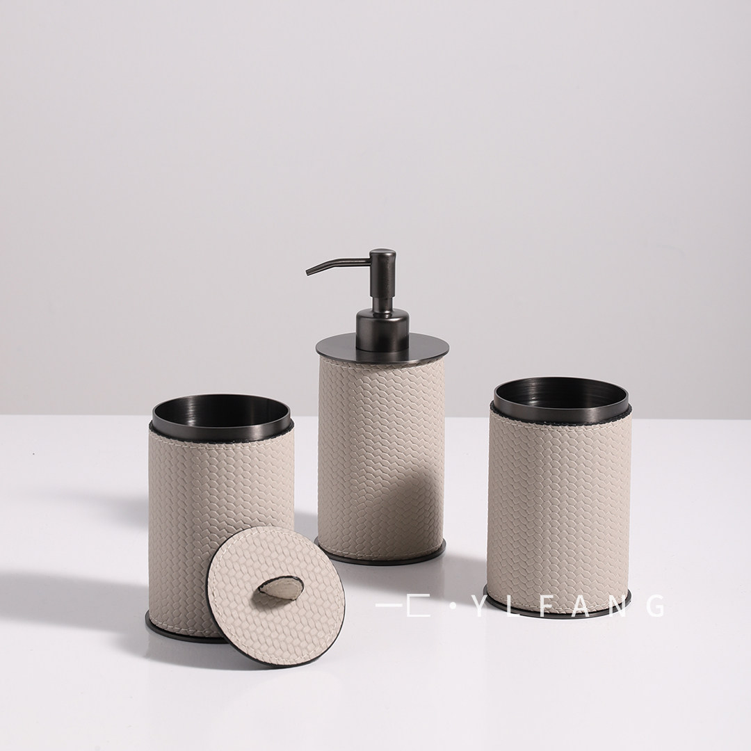 一匚现代轻奢浴室洗手台质感储物罐洗手液罐 样板间卫浴台面摆件,淘宝优惠券,粉丝福利购,淘宝优惠卷