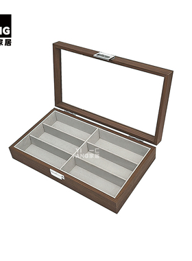 一匚轻奢托盘装饰画酒具套装