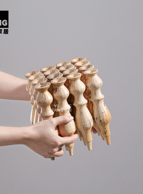 一匚中古风豆荚形创意陶瓷花器