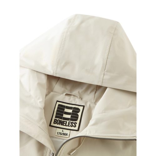 【霓虹旷野】BONELESS网格B刺绣拼接织带外套防泼水抽绳户外夹克 - 图1