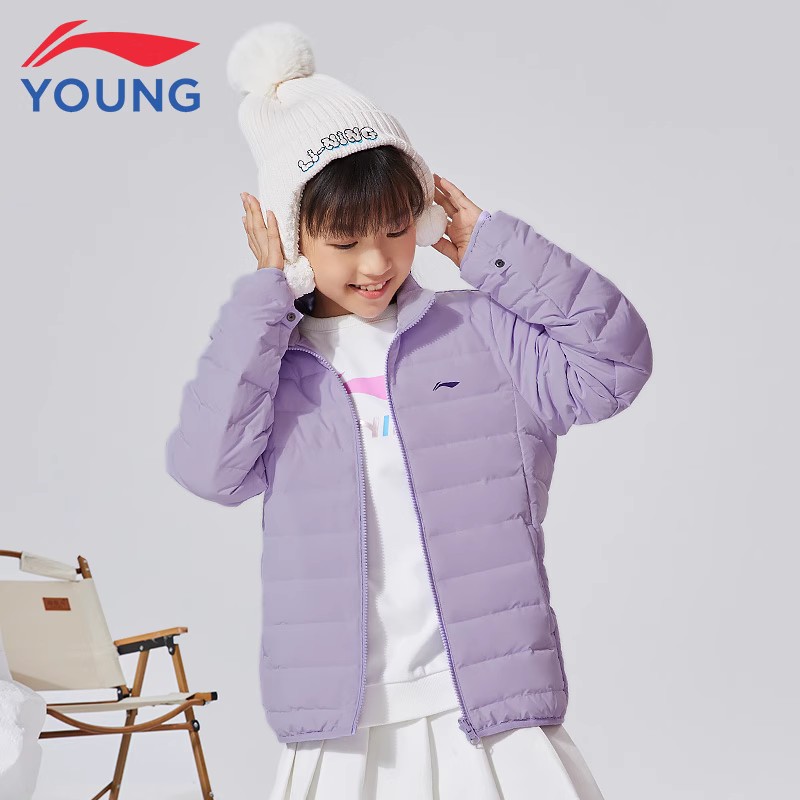 Lining/李宁正品女大童户外系列保暖三合一运动风衣外套YWBS030
