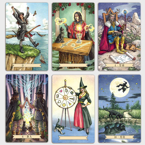 日常卡罗牌韦特taluo牌塔罗塔牌套装Everyday Witch Tarot桌游-图0