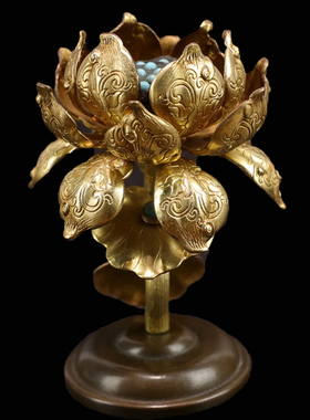 慧宝八供花果食子佛堂桌面摆件