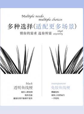 EgiAngi异姬【异姬岩】巴斯夫毛料柔软浓密仿嫁接三簇上眼下睫毛