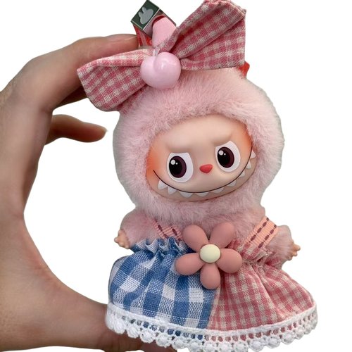 现货4.0mini版拉布布娃衣四代Labubu小香风着替盲盒挂件衣服套装 - 图1