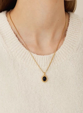 明星同款黑玛瑙高级感高级感项链