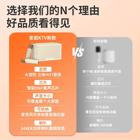 话筒音响一体麦克风家庭KTV儿童家用全民k歌唱歌声卡蓝牙音箱套装