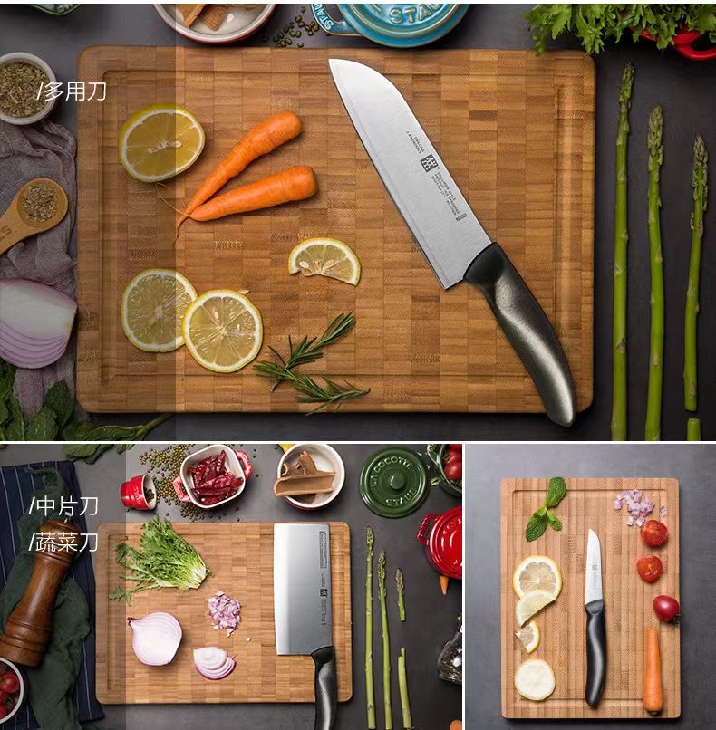 德国双立人银点Style刀具切菜刀多用刀2件套装厨房家用不锈钢 - 图3