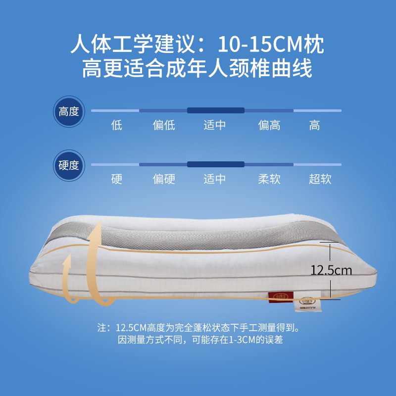 小绵羊俄罗斯荞麦两用枕护颈单人成人学生宿舍枕头请安荞麦壳多款 - 图1