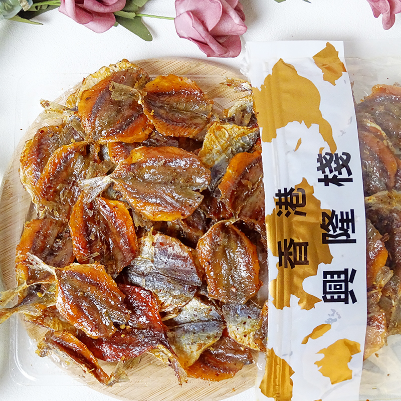 香港代购兴隆栈优之良品同款金鲳鱼辣味原味85g即食金昌鱼片包邮y - 图2