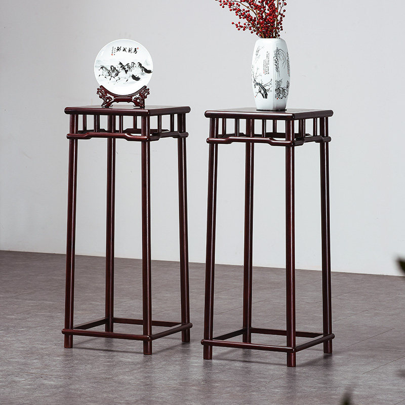 赞比亚血檀新中式花架花几红木小叶紫檀多层室内多功能盆景架子,淘宝优惠券,粉丝福利购,淘宝优惠卷