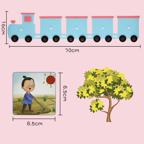 幼儿园语言区域区角玩具故事大班说话玩教具手工益智投放自制材料 - 图1