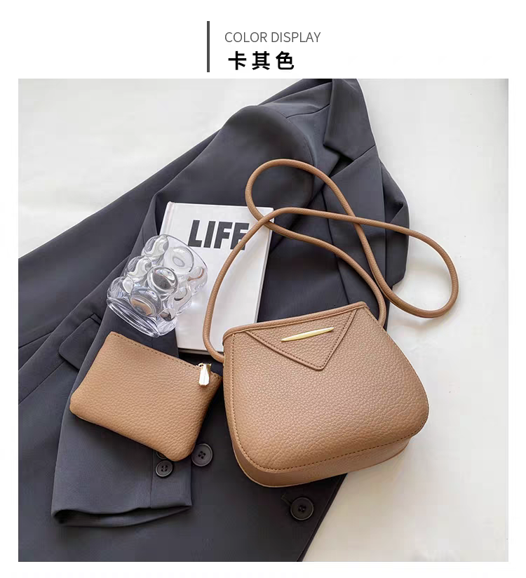 春夏流行小包包女2023新款潮百搭ins质感斜挎包高级感软皮水桶包