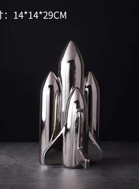 现样板间儿童房摆件男孩房航天员太空主题火箭搭配售楼处软装饰品