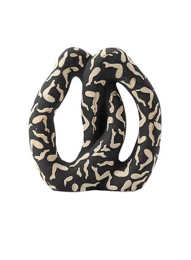 现代样板间写字桌书房摆件售楼处书柜装饰画复古音响组合软装饰品