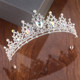 Girls Crown Tiara Diamond Crown Bridal Hair Accessories Birthday Gift Princess Baby Hair Card 2025 New Style