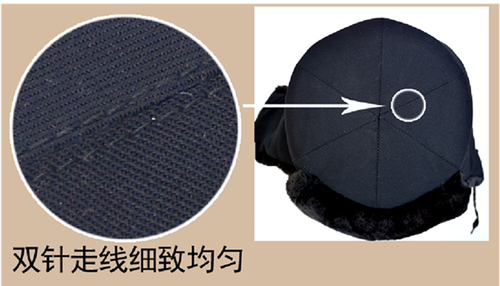 特价包邮雷锋帽保暖防寒帽子冬季护耳加厚人造毛黑色保安棉帽 - 图3