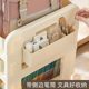 Under the desk book bag storage rack movable