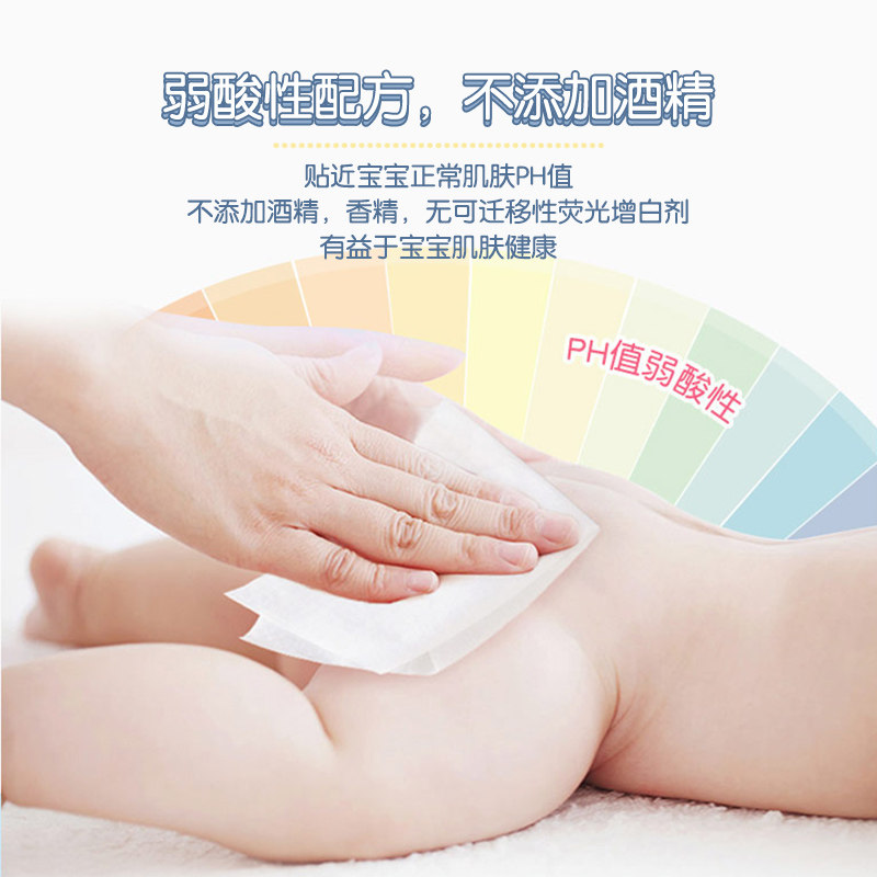 80抽大包湿巾纸婴儿手口适用屁家庭实惠装整箱新生宝宝幼儿童湿巾,淘宝优惠券,粉丝福利购,淘宝优惠卷