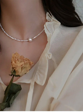 贝壳珠淡水珍珠气质手链项链