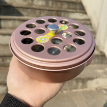 Home Field Camping Stainless Steel Mosquito Incense Case Thickened box with lid Safe Mosquito Coil Tray Tray Point Mosquito Repellent