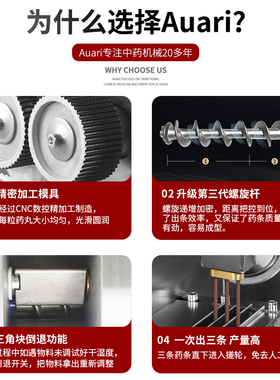 奥力商用小型全自动制丸机中药丸