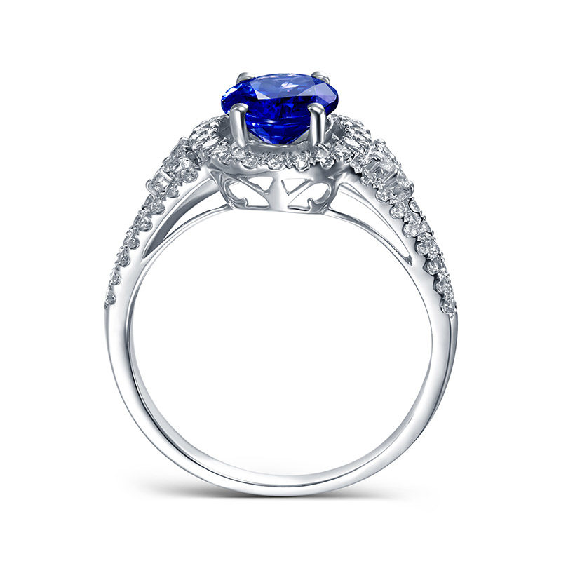 yngel /蜜安琪2.5克拉坦桑石戒指 蜜安琪珠宝手饰