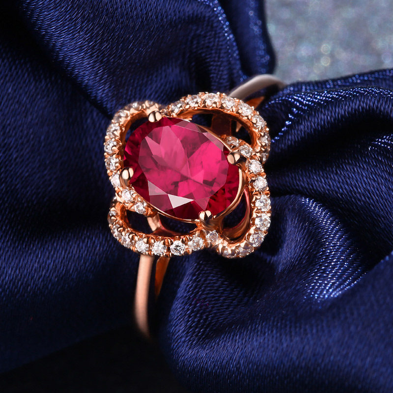 蜜安琪0.75 ~ 3.08 ct天然女戒指 蜜安琪珠宝手饰