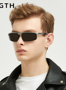 LIGTH铝镁太阳镜男偏光开车墨镜