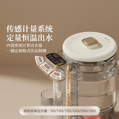 克莱特电热水瓶智能恒温电热水壶高硼硅玻璃自动烧水保温开水壶5L - 图1