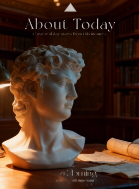 欧式复古石膏大卫台灯摆件