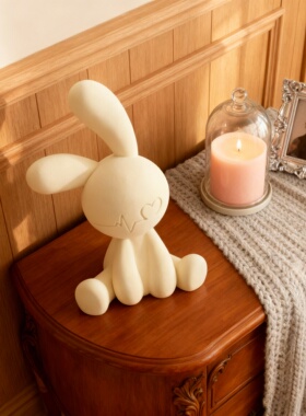 可爱卡通兔子手工DIY家居摆件