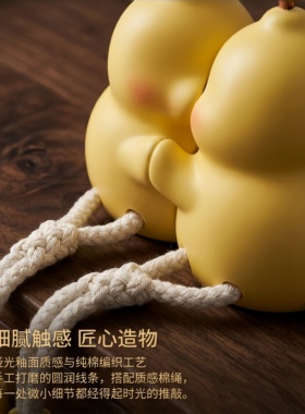 拥抱福禄吊脚娃娃创意葫芦桌面洞洞板摆件装饰电视柜墙上摆设礼物