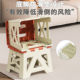 Household folding small table portable baby children's learning desk outdoor camping picnic plastic table and chairs