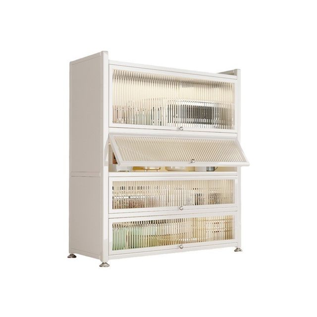 Kitchen storage rack floor-standing multi-layer cabinets, multi-functional microwave oven oven storage cabinets, dishes, pots and utensils storage cabinets