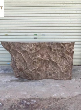 热销酒店大堂售楼部前台玻璃钢接待吧台艺术美雕塑办公区桌软装异