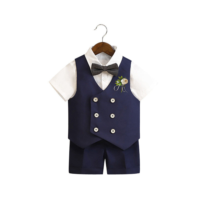 男童儿童生日马甲衬衫演出夏季套装男孩宝宝花童婚礼,淘宝优惠券,粉丝福利购,淘宝优惠卷