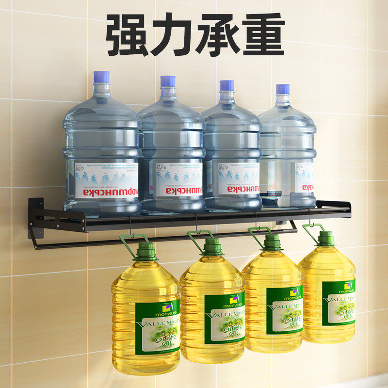 华阁不锈钢厨房置物架免打孔壁挂式家用微波炉烤箱支架挂墙上收纳,淘宝优惠券,粉丝福利购,淘宝优惠卷