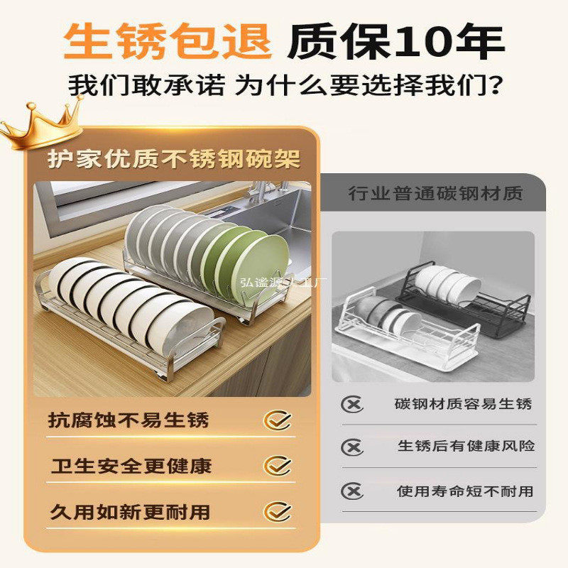 不锈钢碗碟收纳架沥水碗盘架盘子碗筷沥水篮碗架沥水架厨房碗碟架,淘宝优惠券,粉丝福利购,淘宝优惠卷