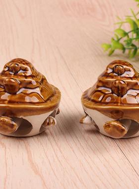 包邮摇头陶瓷乌龟小神龟鱼缸装饰家居动物摆件儿童玩具礼物工艺品