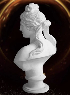 素描人物石膏头像美术教具摄影石膏雕塑婚礼装饰阿波罗石膏胸像