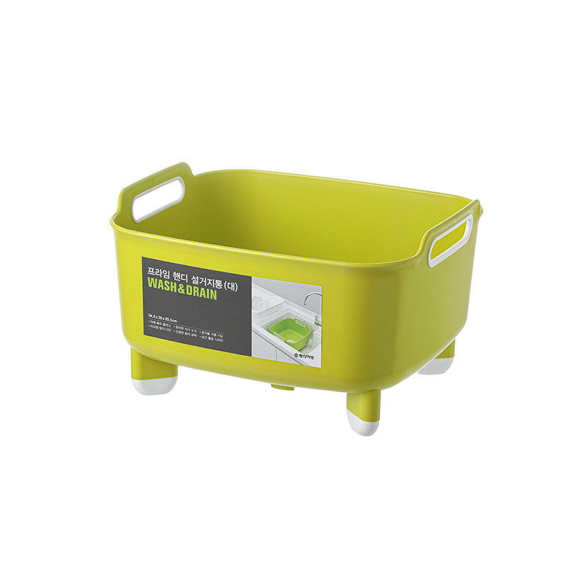 韩国CHANGSIN收纳盆放碗筷 碗碟架厨房收纳沥水架塑料沥水篮白色,淘宝优惠券,粉丝福利购,淘宝优惠卷