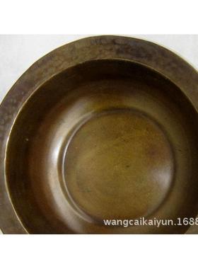 热销铜盆 铜手工火盆洗脚盆盆仿古老铜盆取暖脸盆水盆
